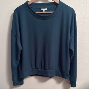 Jenni Cropped Thermal Sleep Shirt